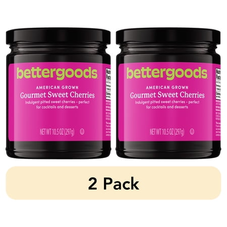 (2 pack) bettergoods Gourmet Sweet Cherries, 10.5 oz