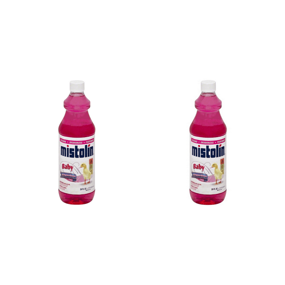 2 pack bottles Mistolin Baby All Purpose Cleaner( 28Floz x2 )