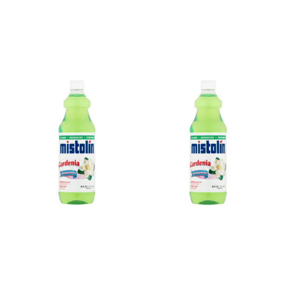 2 pack bottles Mistolin Gardenia All Purpose Cleaner (28FLOZ x 2)