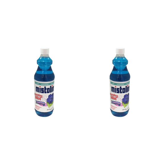 2 pack bottles Mistolin Morning Mist All Purpose Cleaner (15FLOZ x 2 )