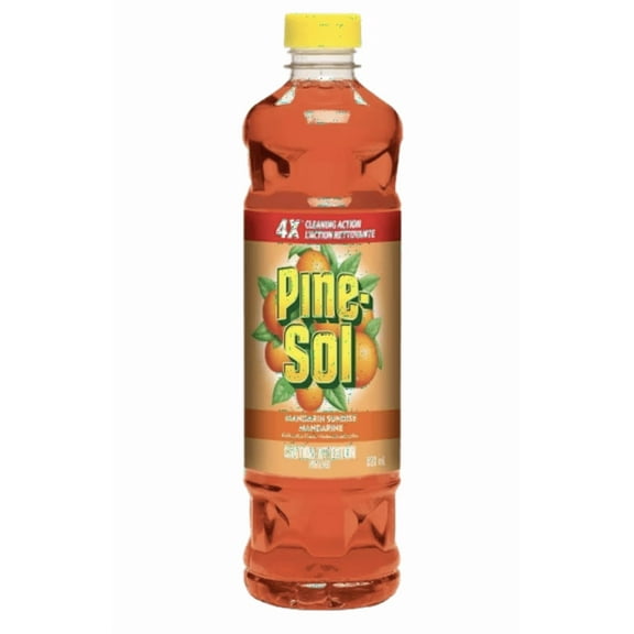 2 pack bottles Pine-Sol Mandarin Sunrise Multi-Surface Cleaner ( 28 oz x 2 )