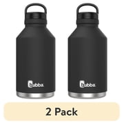 2 pack 2 pack 2 pack 2 pack bubba Growler Stainless Steel Water Bottle Wide Mouth Rubberized Licorice, 64 fl oz.