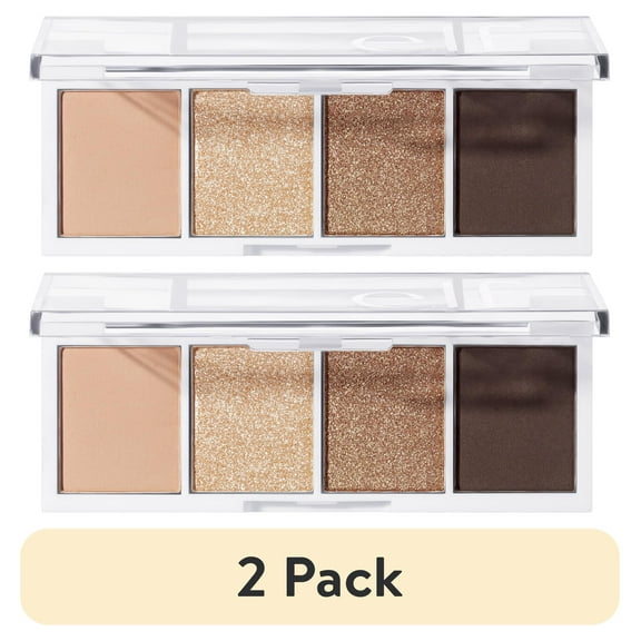 (2 pack) e.l.f. Bite Size Eyeshadow Palette, Cream & Sugar