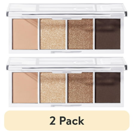 (2 pack) e.l.f. Bite Size Eyeshadow Palette, Cream & Sugar