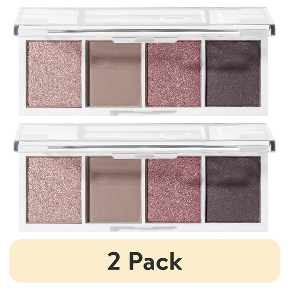 (2 pack) e.l.f. Bite Size Eyeshadow Palette, Rose Water