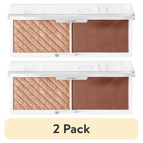 (2 pack) e.l.f. Bite Size Face Duo, Coconut