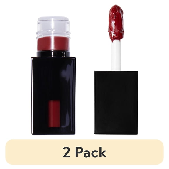 (2 pack) e.l.f. Glossy Lip Stain, Spicy Sienna, 0.1 fl oz