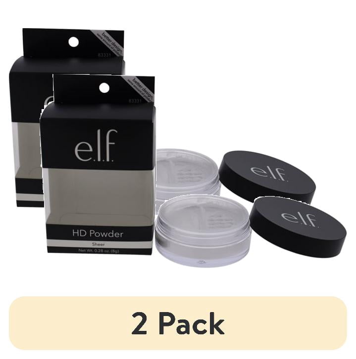 (2 pack) e.l.f. High Definition Loose Powder, Sheer Finish Makeup Setting Powder