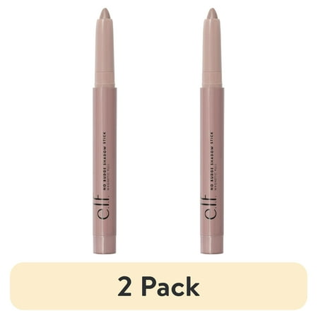 (2 pack) e.l.f. No Budge Eyeshadow Stick, Magnetic Pull, 0.05 oz