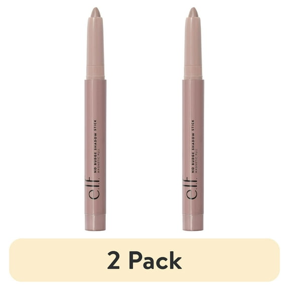 (2 pack) e.l.f. No Budge Eyeshadow Stick, Magnetic Pull, 0.05 oz