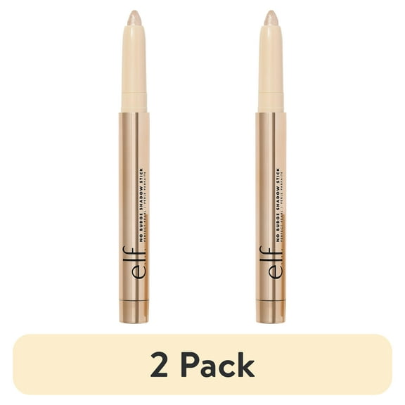 (2 pack) e.l.f. No Budge Shadow Stick, Perfect Pearl, 0.05 oz