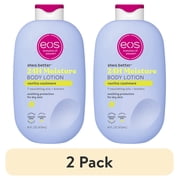 (2 pack) eos Shea Better 24H Moisture Body Lotion, Vanilla Cashmere, for Dry Skin, 16 fl oz