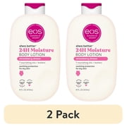 2 pack eos Shea Better Body Lotion for Dry Skin, Strawberry Dream, 16 fl oz