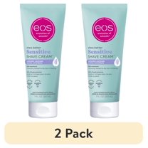 (2 pack) eos Shea Better Womens Shaving Cream, Sensitive Skin, Fragrance Free, 7 fl oz