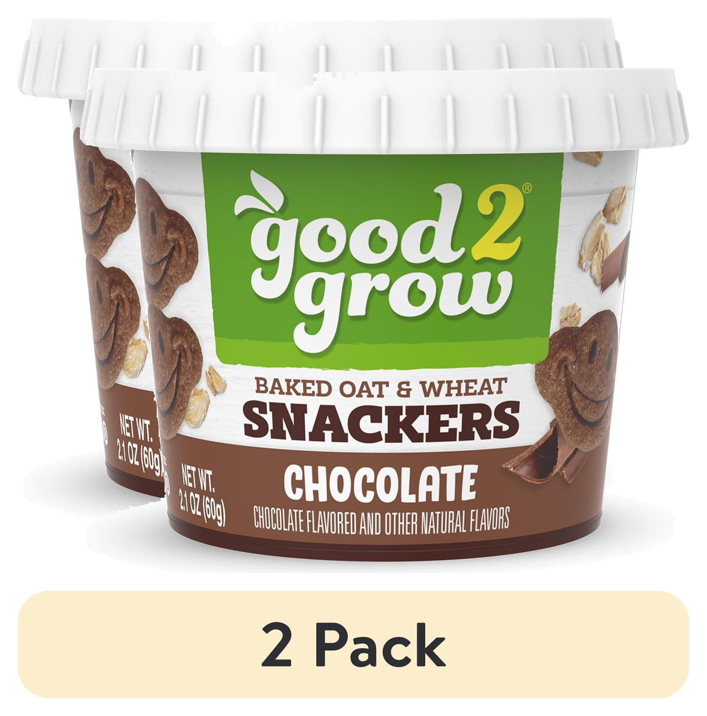 2 pack) good2grow 2oz Chocolate Snackers (Character Tops Vary
