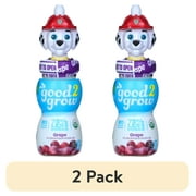 (2 pack) good2grow 6oz Organic Low Sugar Grape Juice Single Serve (Character Tops Vary)