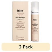 2 pack hims Extra Strength Hair Regrowth Treatment for Men with 5% Topical Minoxidil Foam for Hair Loss and Thinning Hair, Unscented No Drip Formula