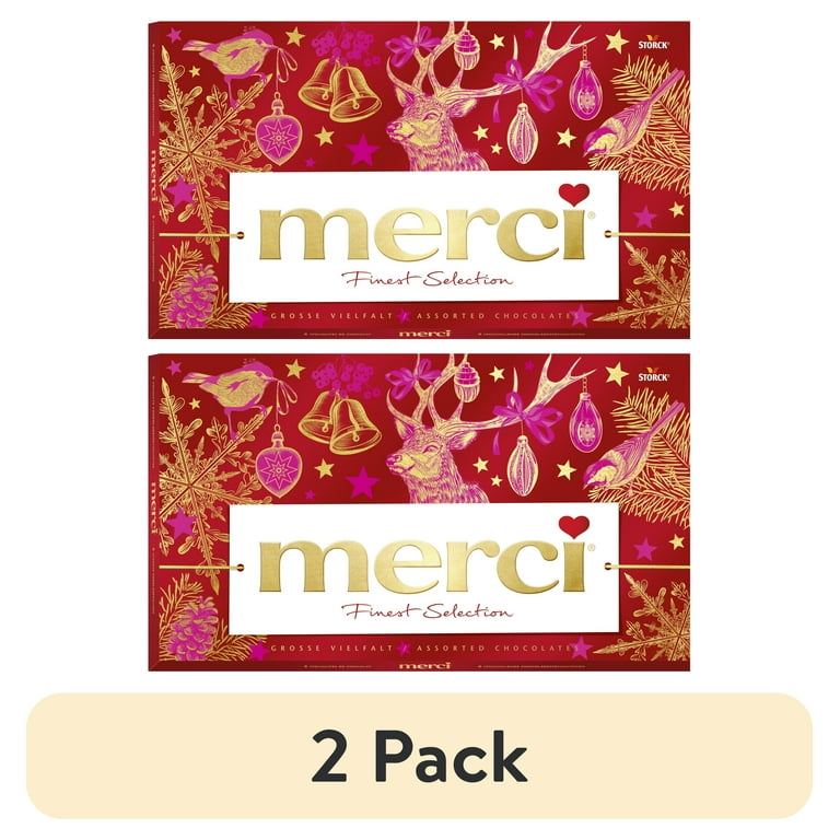 merci　14 2 pack) Merci Finest Assorted Holiday Christmas Chocolate Candy
