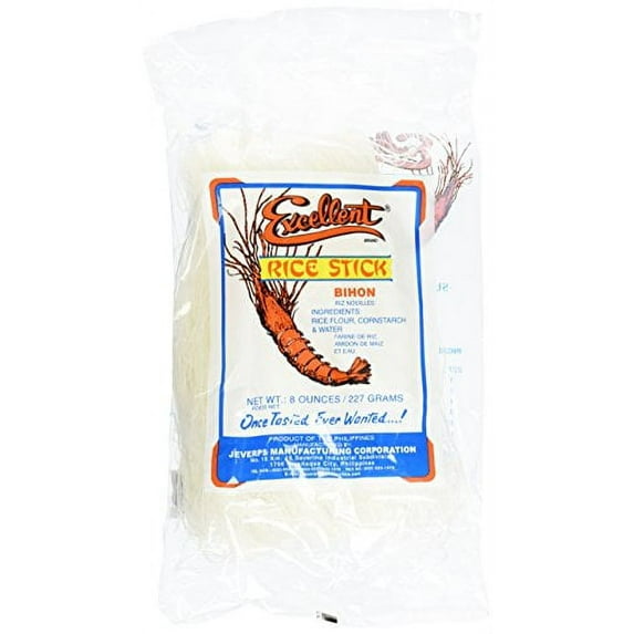 2-pack of Excellent Rice Stick Bihon Rice Noodles (8oz/227grams)