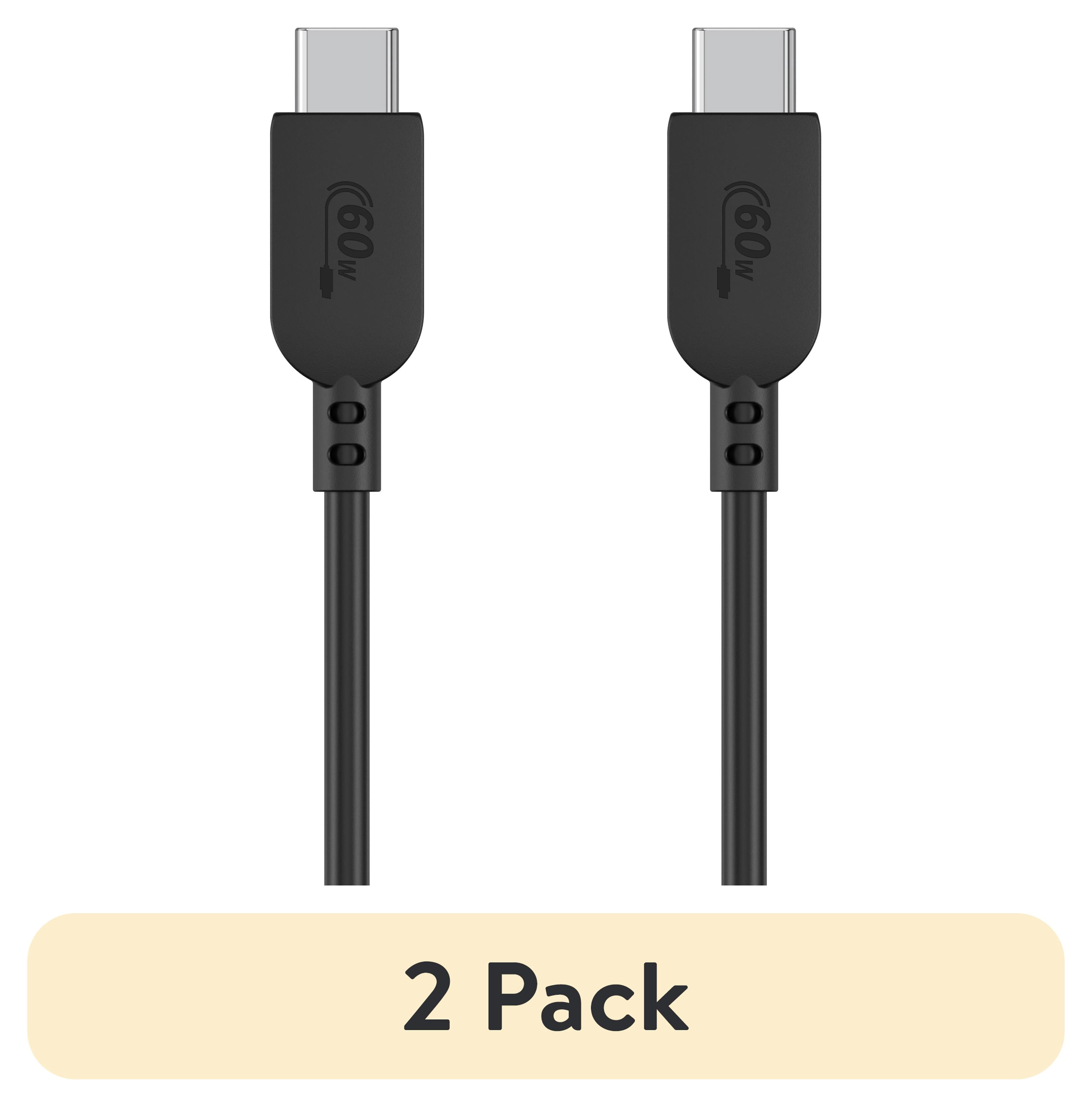 (2 pack) onn Cell Phones Single Charger, 1 Pack Compatible with iPhone 17