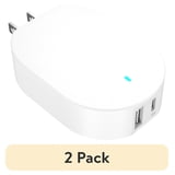 (2 pack) onn 32W Dual USB-C and USB-A Port Wall Charger, Fast Charging ...