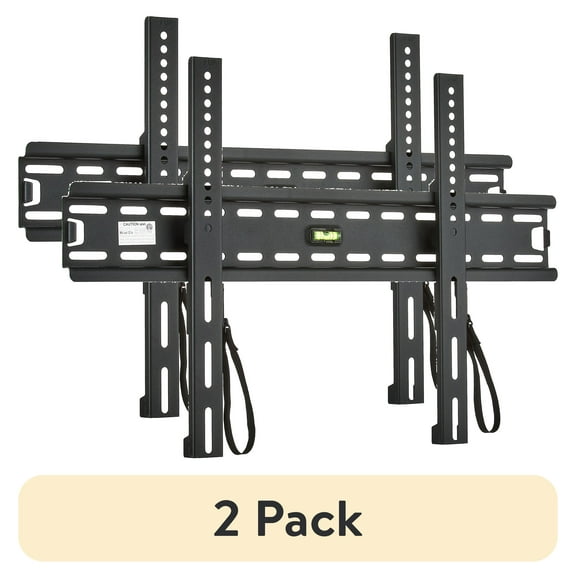 (2 pack) onn Fixed TV Wall Mount for 32" to 86" TVs, holds up to 120 lbs