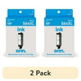thumbnail image 1 of (2 pack) onn HP 564XL Printer Ink Cartridge, Black, 1 of 10