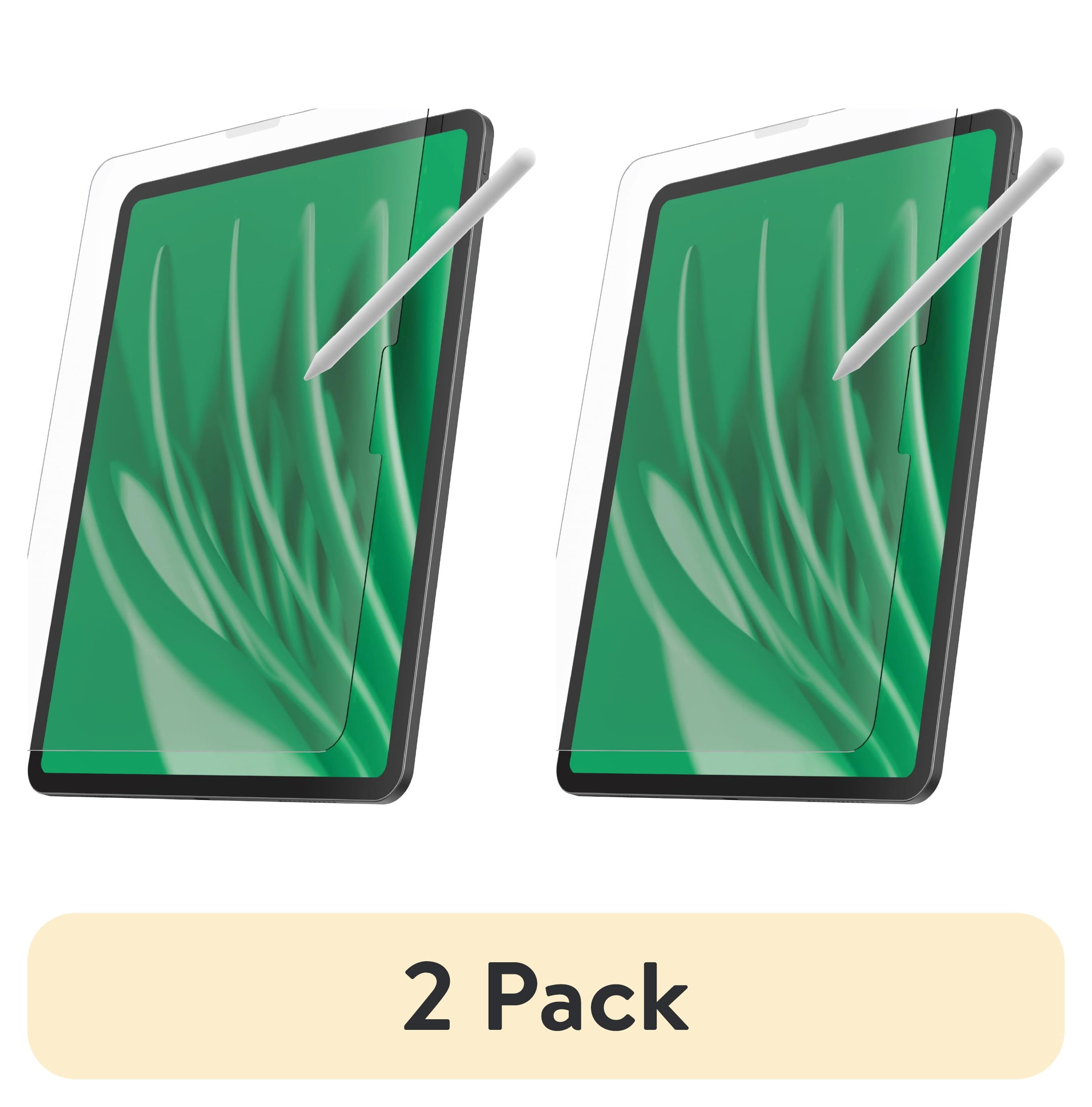 (2 pack) onn Paper-Feel Glass Screen Protector for iPad (A16) / iPad (10th generation) / iPad Air 11" (M4, M3, M2) / iPad Pro 11" (M5, M4, 1st, 2nd, 3rd, 4th generation) / iPad Air (4th, 5th generation)
