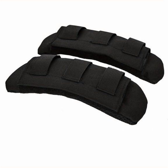 Quick-release shoulder strap cushioning for 2-inch crossbody bag straps