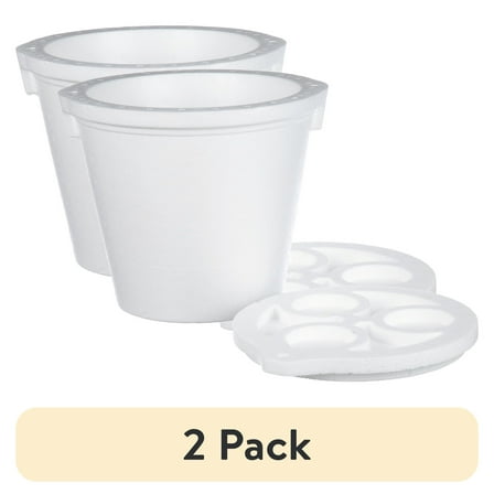 (2 pack) rebelFIN Fishing Minnow 8qt Bait Bucket with Carry Rope and Lid