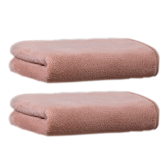 2-pack terry towels, 35 x 75 cm, microfiber, towel, bath towel, face towel, guest towel, shower towel, sauna towel - Pink