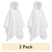 2 pack 2 pack Totes Packable Lightweight Reusable Unisex Rain Poncho One Size