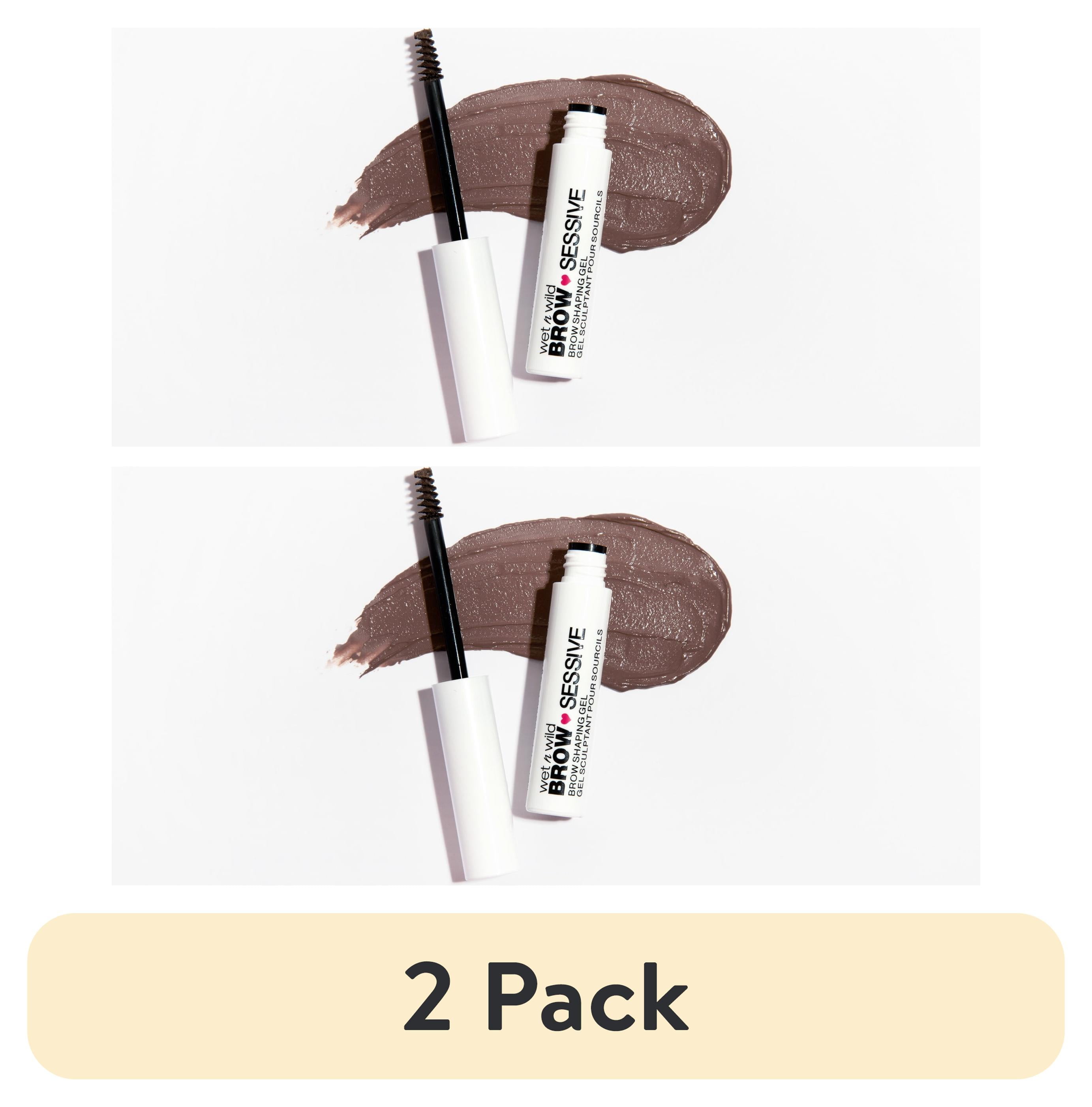 (2 pack) Wet n Wild Brow-Sessive Eyebrow Shaping Gel, Brown
