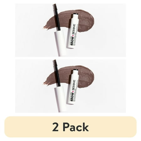 (2 pack) Wet n Wild Brow-Sessive Eyebrow Shaping Gel, Brown