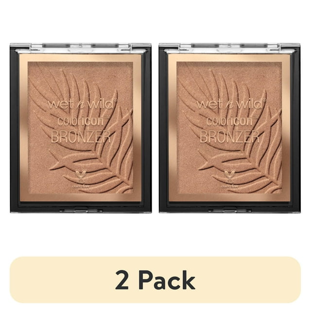 (2 pack) Wet n Wild Color Icon Bronzer, Bronzing Makeup, Ticket to Brazil - For All Ages
