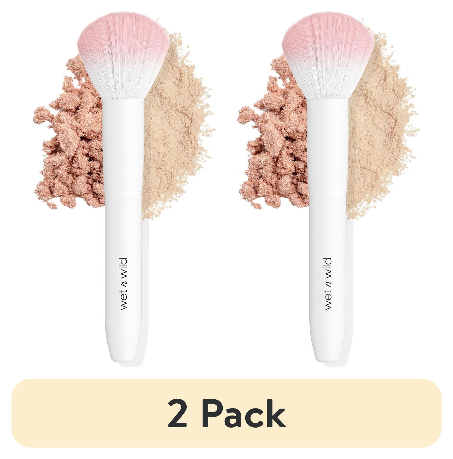 (2 pack) Wet n Wild Essential, ultra-plush Powder Brush for Multiple Powders, Synthetic