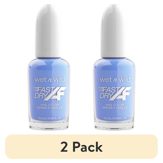 (2 pack) wet n wild Fast Dry AF Nail Color, Sin-derella