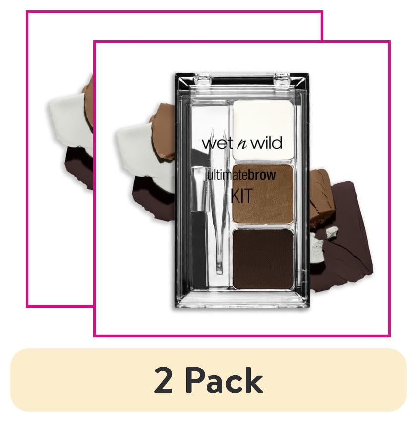 (2 pack) Wet n Wild Ultimate Shaping Brow Kit, Ash Brown - Walmart.com