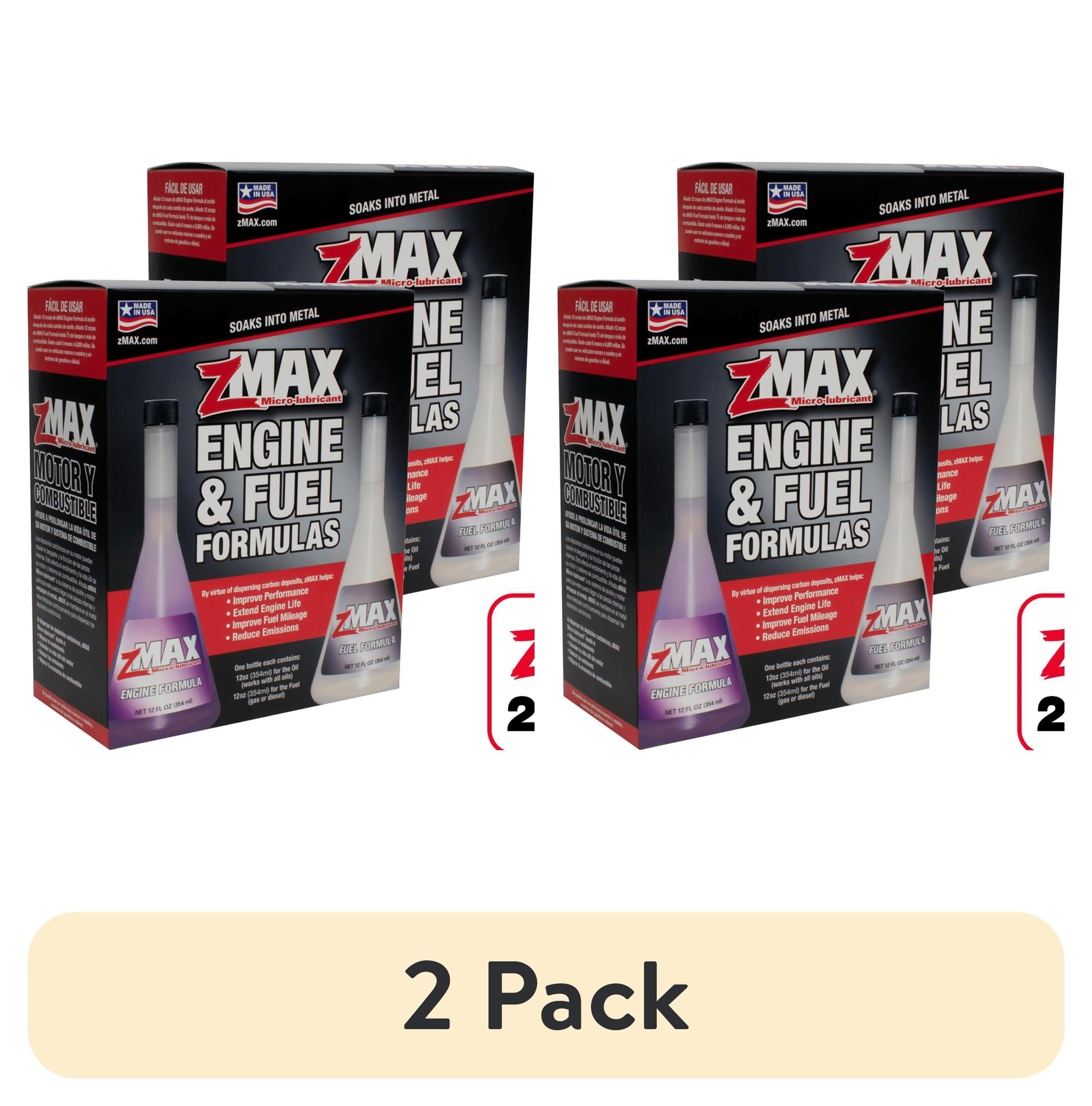 (2 pack) zMAX Engine & Fuel Formula Kit 12oz - 2 Pack