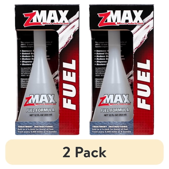 (2 pack) zMAX Fuel Additive, Fuel System Cleaner and Treatment, 12 fl oz bottle