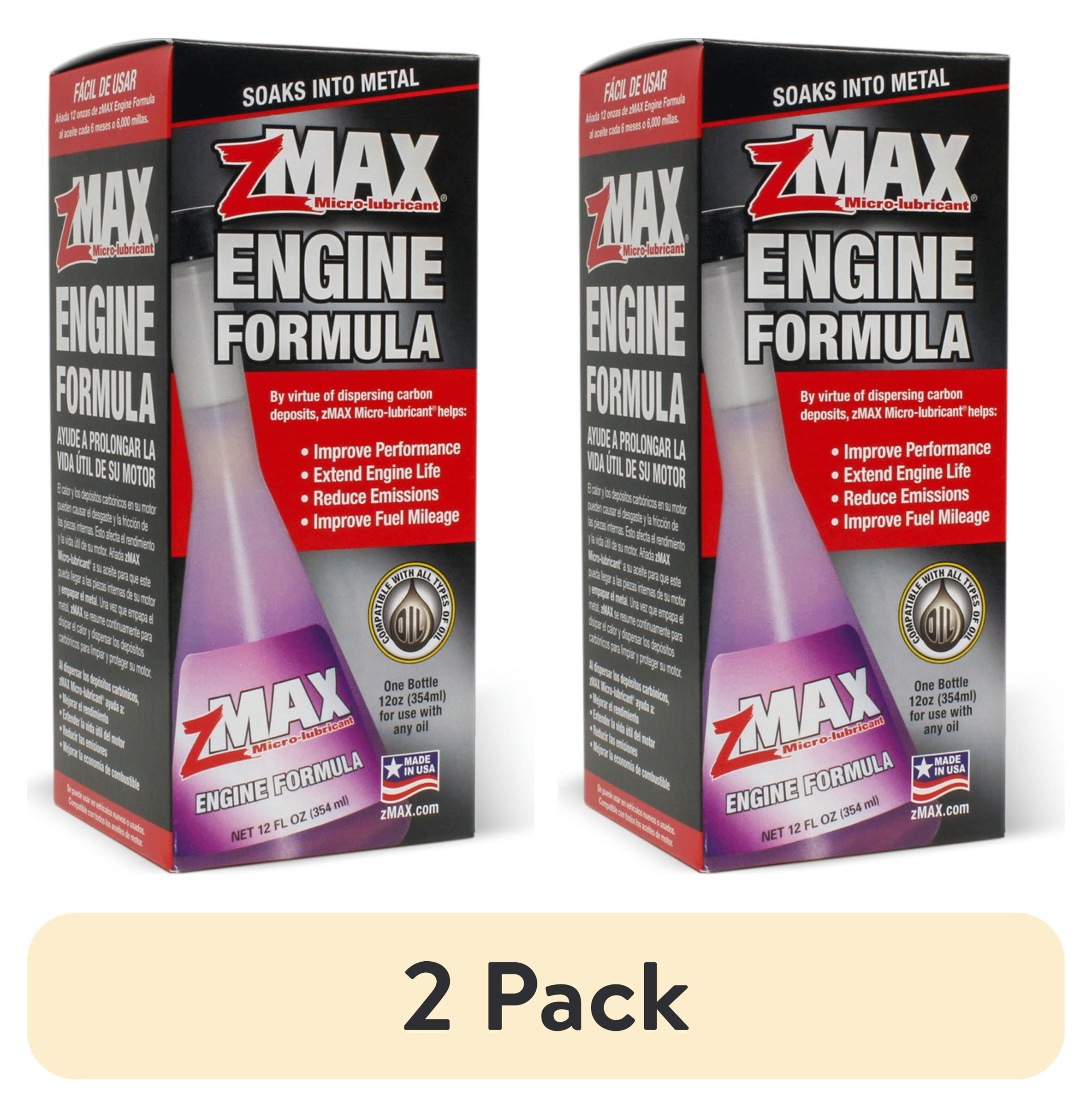 (2 pack) zMAX Micro-Lubricant Engine Treatment Formula, 12 oz or 354 ml