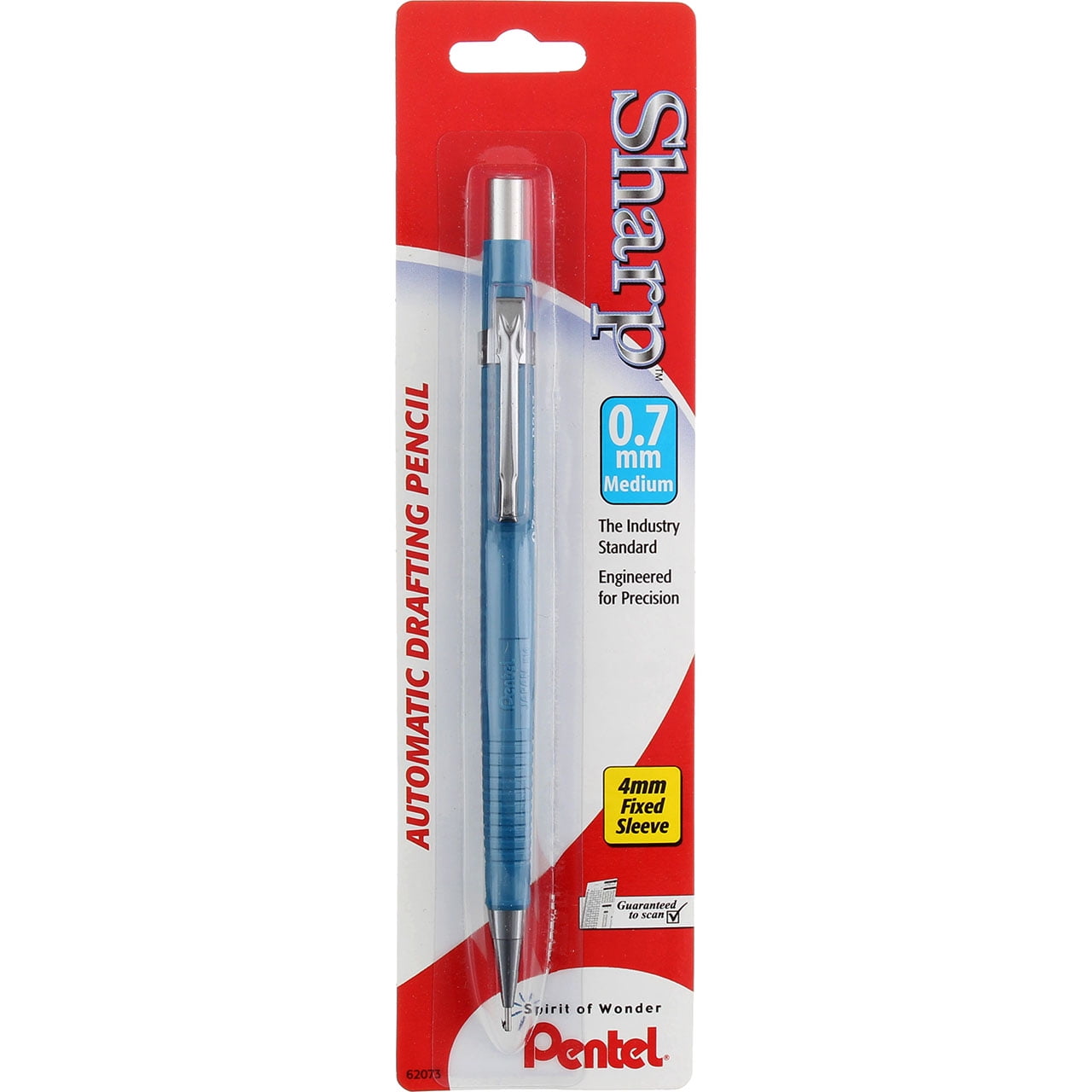 Pentel Sharp Kerry Mechanical Pencil - 0.50 mm, Metallic Black Barrel