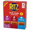 thumbnail image 1 of 2 packs-RITZ Fresh Stacks Variety Pack, 3 Flavors, Travel Snacks, 8.85 oz (6 Multi Snack Packs), 1 of 1