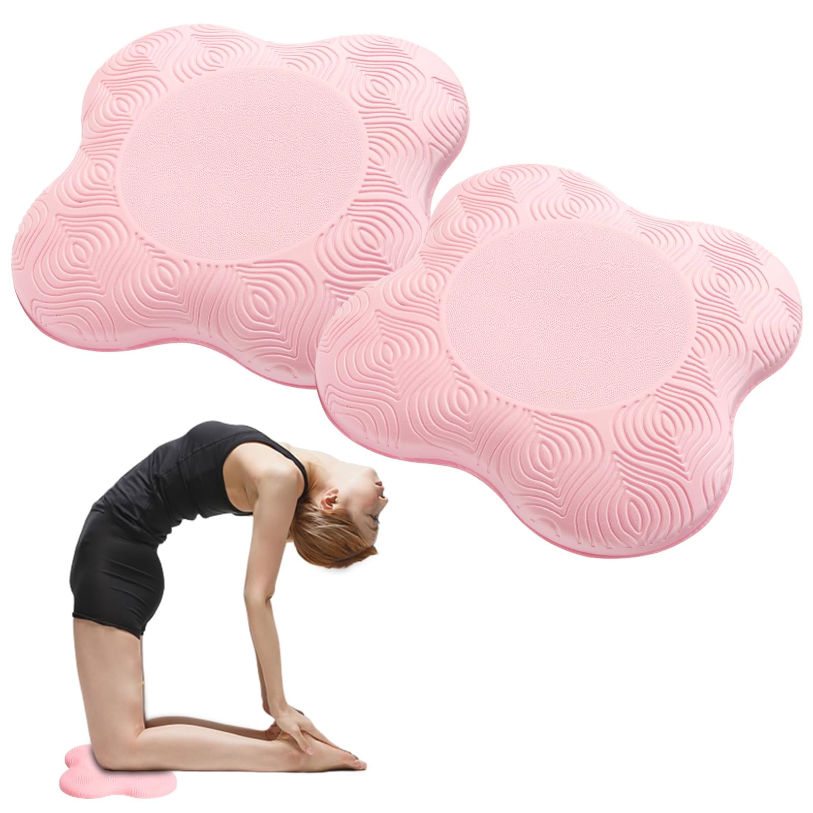 2 packs Yoga Knee Pad Cushion Extra Thick for Knees Elbows Wrist Hands Head Foam Pilates Kneeling pad Yoga Knee Cushion Thick Exercise Pads for Knees Elbows Wrist Hands Head Foam Pilates