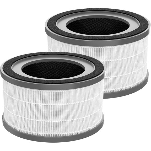 2 packs of 200 replacement filters, compatible with 200 air purifiers, 3--113 true filters, high-efficiency activated carbon filters, 200-