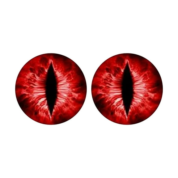 Beast Eyes Headlight Decals Pair, Funny 3D Stereo Eyes Headlight Stickers, Car Accessories, Car Body Window Bumper Decoration Stickers for Jeep Truck Car Body, Round Headlight Jeep Decal