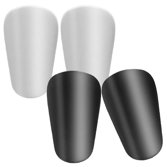 2 pairs Mini Guards - Mini Shin Guards for Soccer Players - Tiny Shin Pads for Men, Women, Teens - Miniature Shin Guards Perfect for High Level Soccer Athletes