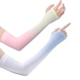 thumbnail image 1 of 2 pairs UV sunscreen compression arm sleeve for men and women - outdoor sports cooling protection arm sleeve - UV sunscreen arm sleeve covers the arm - Type:Set3;, 1 of 5