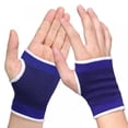 thumbnail image 1 of 2 pairs Wrist Brace, Elastic Wristband Wrist Palm Brace Carpal Tunnel Hand Compression Support Wrap Basketball Football Sports Gym Protector, 1 of 10