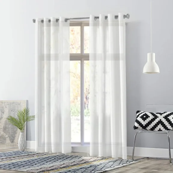 Mira Windows Color Gorgeous Home Linen 2PC Sage Green Solid Faux Silk Solid Color Window ...